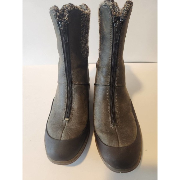 MERELL Women's Bungee Cord Performance Waterproof Olive Green Winter Boots Sz. 7 - Picture 2 of 8